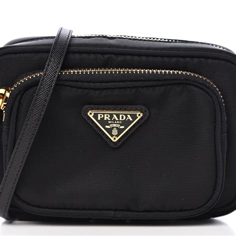 prada tessuto saffiano wristlet|PRADA Tessuto Nylon Saffiano Wristlet Black .